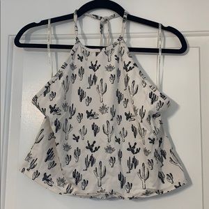 Cactus crop top